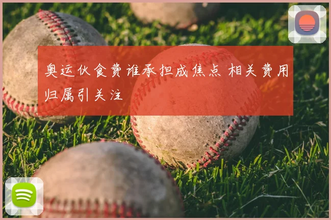 奥运伙食费谁承担成焦点 相关费用归属引关注